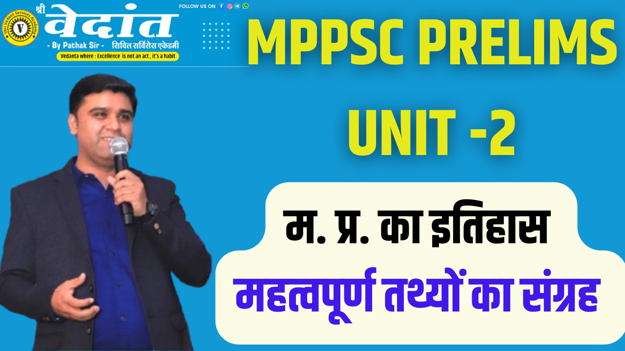 Read more about the article MPPSC Prelims UNIT 2 Facts In Hindi | MP History Facts | MPPSC Exam 2024